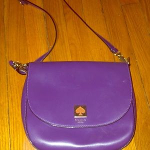 Late spade purple bag